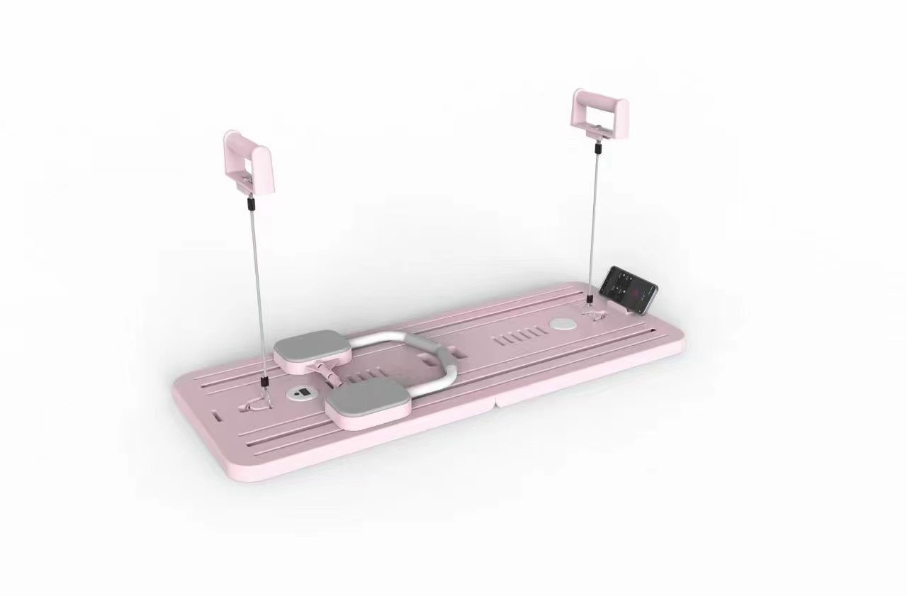 Push-Up Board with Color-Coded Muscle Targeting for Home Gym