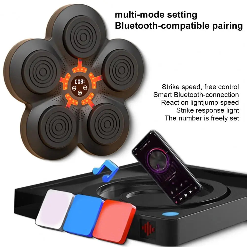 Wall-Mounted Bluetooth Boxing Machine for Home Gym Workouts