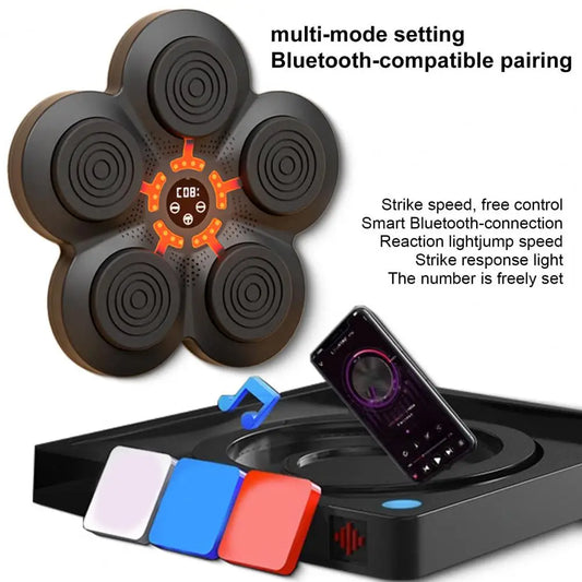 Wall-Mounted Bluetooth Boxing Machine for Home Gym Workouts