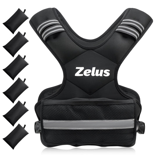 ZELUS Core-Strength Training Vest | 11-20 lb Adjustable Weight