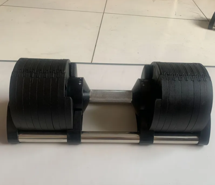 Quick-Adjust Dumbbell Set for Home Gym – Space-Saving & Compact