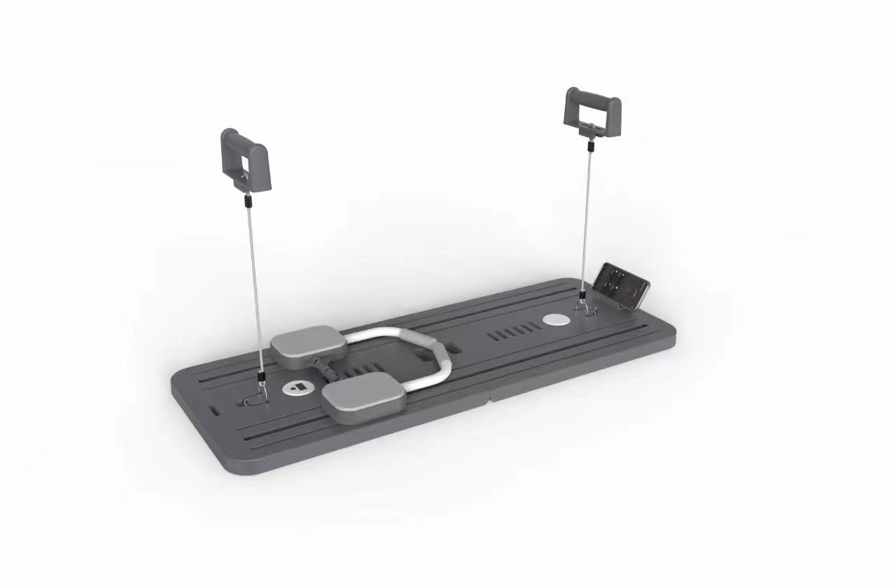 Push-Up Board with Color-Coded Muscle Targeting for Home Gym