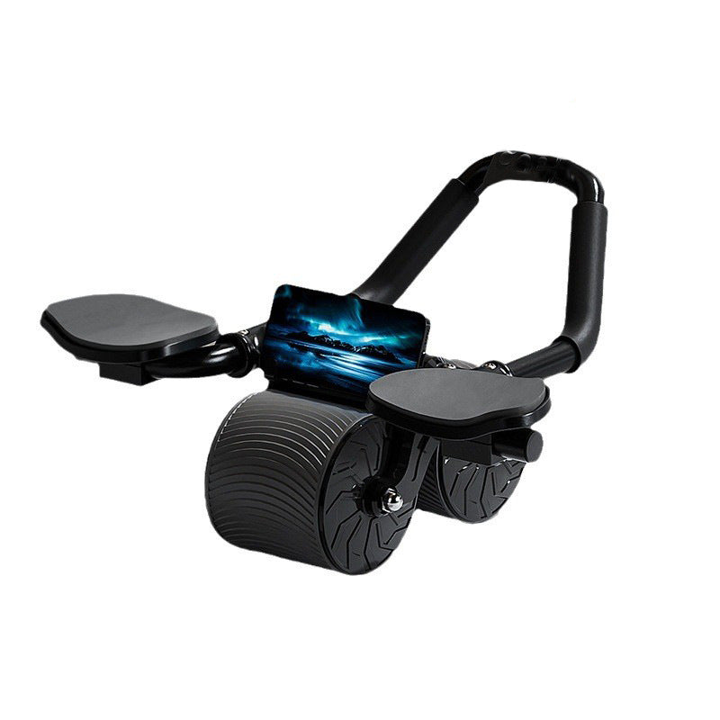 Ab Wheel Roller with Auto-Rebound for Core Training at Home