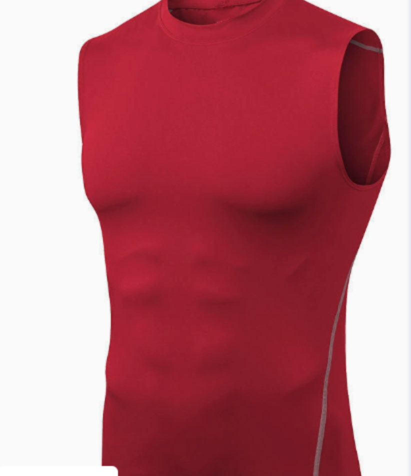 Athletic High Neck Vest