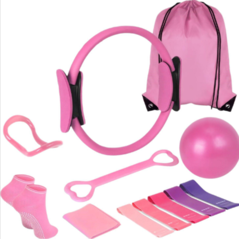 Complete Yoga & Pilates Set for Home Workouts – 13-Piece Kit