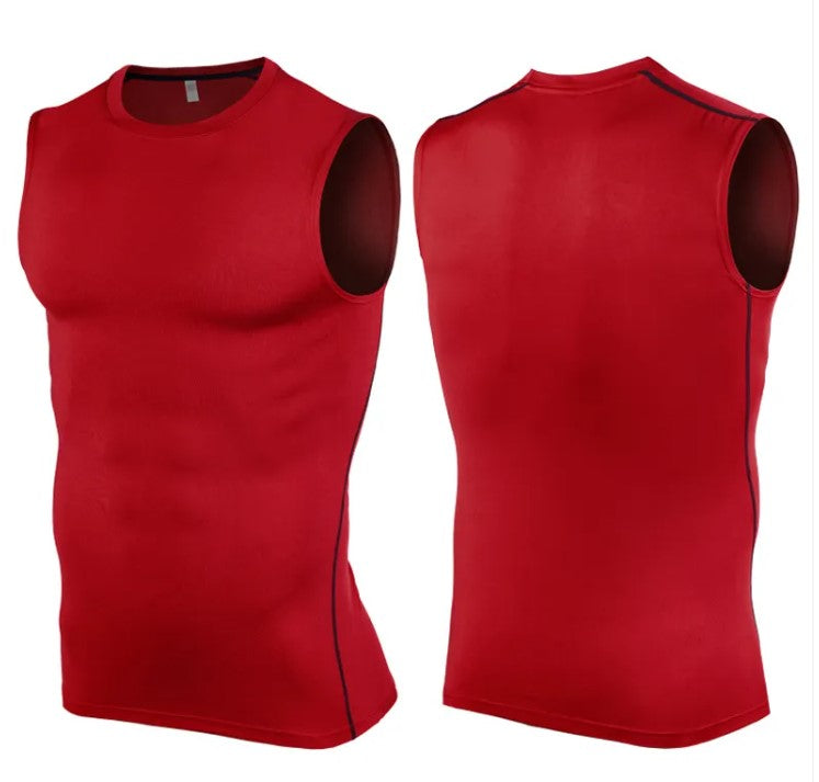 Athletic High Neck Vest