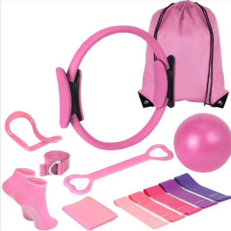 Complete Yoga & Pilates Set for Home Workouts – 13-Piece Kit