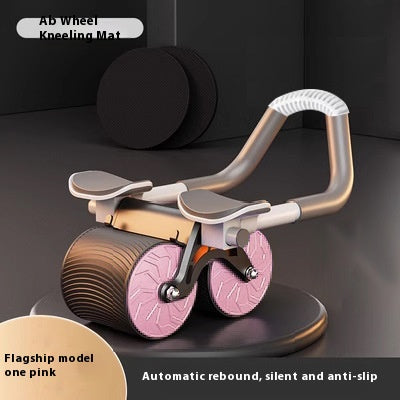 Ab Wheel Roller with Auto-Rebound for Core Training at Home