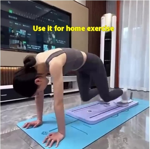 Push-Up Board with Color-Coded Muscle Targeting for Home Gym