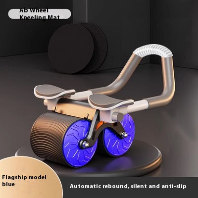 Ab Wheel Roller with Auto-Rebound for Core Training at Home